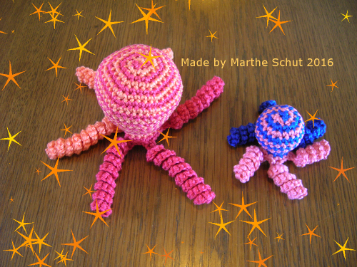 Octopus for premature babies inktvisjes voor couveusekindjes